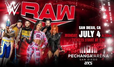 ملصق فيلم WWE RAW 4th July